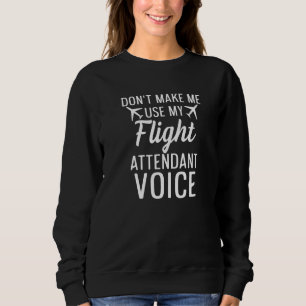 Flugbegleitender Flugpreis für einen Flugbegleiter Sweatshirt