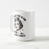 Flugbegleiter Alleinzeit-Tasse Kaffeetasse (Vorderseite Links)