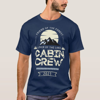 Flugbegleiter für die Crew der Familie T-Shirt