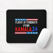 Flugbegleiter für Kamala Harris 2024 Mousepad (Mit Mouse)