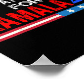 Flugbegleiter für Kamala Harris 2024 Poster (Ecke)