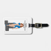 Flugbegleiter-Gepäck-Ingwer Gepäckanhänger (Vorderseite horizontal)