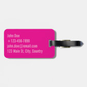 Flugbegleiter Gepäckanhänger (Rückseite horizontal)