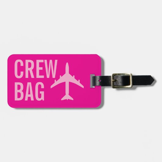 Flugbegleiter Gepäckanhänger (Vorderseite horizontal)