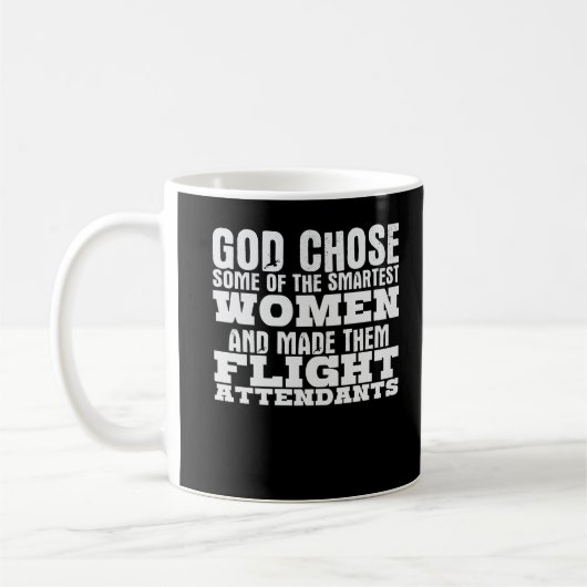 Flugbegleiter Joke God Stewardess Air Hostess Kaffeetasse (Links)