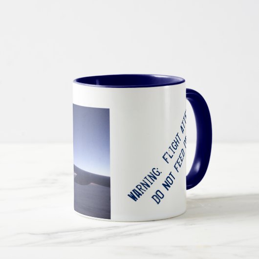 Flugbegleiter-Kaffee-Tasse Tasse (VorderseiteRechts)