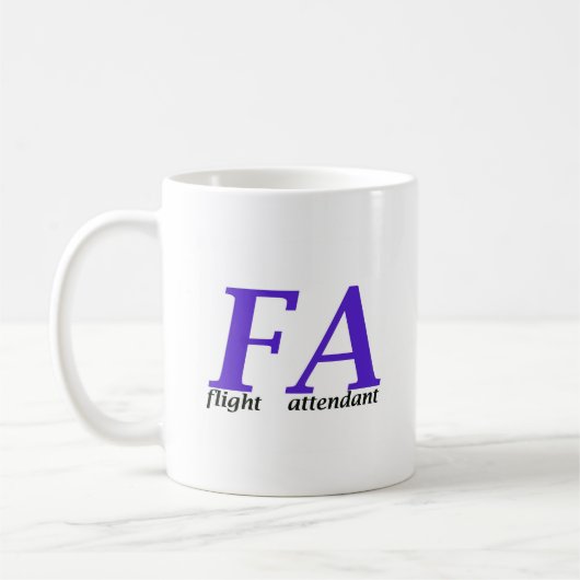 Flugbegleiter Kaffeetasse (Links)
