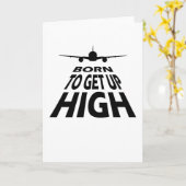 Flugbegleiter Karte (Gelbe Blume)