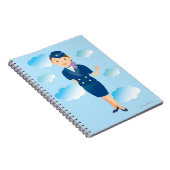 Flugbegleiter Notizblock (Rechte Seite)