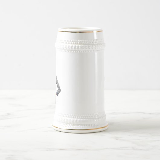 Flugbegleiter personalisiertes Mug-Geschenk Bierglas (Mittel)