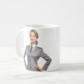 Flugbegleiter personalisiertes Mug-Geschenk Kaffeetasse (Vorderseite Links)