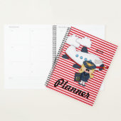 Flugbegleiter Pilot Stripes Reiseplaner Planer (Anzeige)