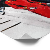 Flugbegleiter Poster (Ecke)