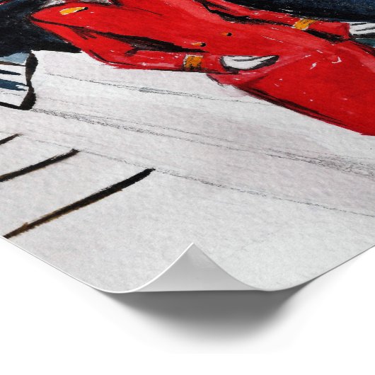 Flugbegleiter Poster (Ecke)