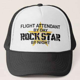 Flugbegleiter-Rockstar Truckerkappe