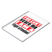 Flugbegleiter-Schreckensentwürfe Notizblock (Linke Seite)