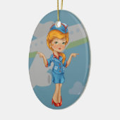 Flugbegleiter — SRF Keramik Ornament (Links)