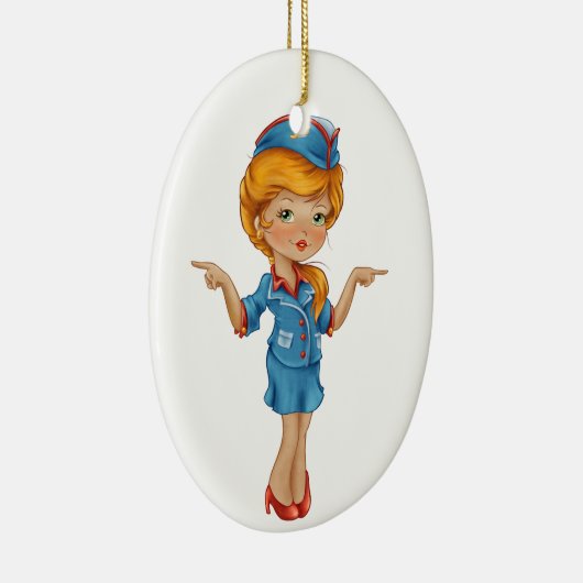 Flugbegleiter — SRF Keramikornament (Rechts)