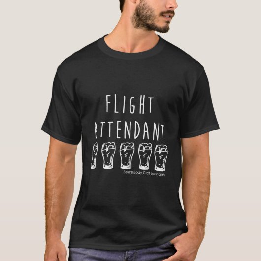 Flugbegleiter T-Shirt (Vorderseite)