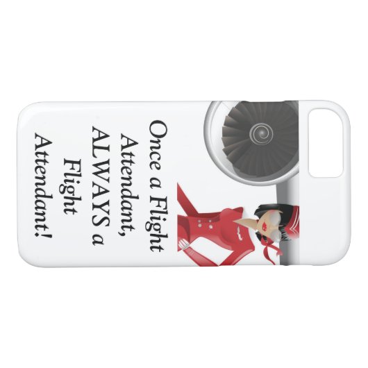 Flugbegleiter-Telefonkasten Case-Mate iPhone Hülle (Rückseite (Horizontal))