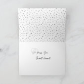 Flugbegleiter und Pilotenkarten Dankeskarte (Innenseite)