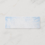 Flugbegleiter-Visitenkarte Mini Visitenkarte (Rückseite)