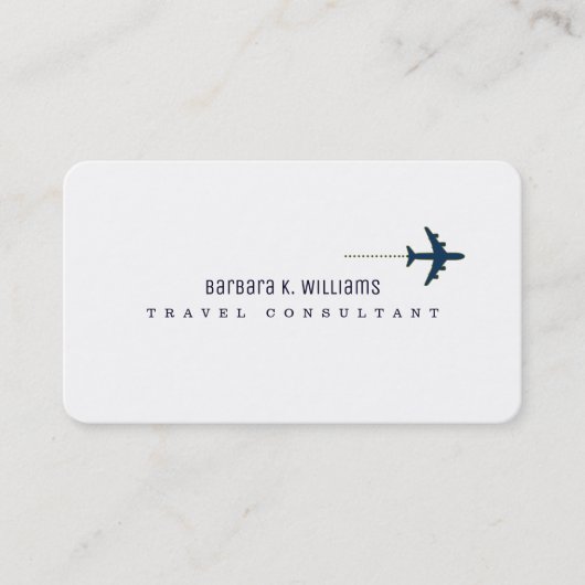 Flugberater Visitenkarte (Vorderseite)