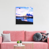 Flugbetrieb Leinwanddruck (Insitu (Wohnzimmer))