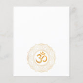FLUGBLATT: GOLD MANDALA & OHM FLYER (Hinten)