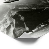 Flugboot-Passagierflugzeug über Hawaii Poster (Ecke)