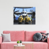 Flugdeck-Direktoren Leinwanddruck (Insitu (Wohnzimmer))