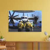 Flugdeck-Direktoren Leinwanddruck (Insitu (Wohnzimmer))