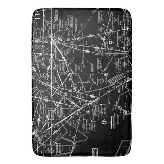 Flugdiagramm Badematte (Vorderseite Vertikal)