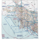Flugdiagramm Duschvorhang (Vorderseite)