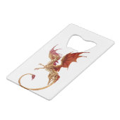 Flugdrache Geldbeutel Flaschenöffner (Rückseite Schrägansicht)