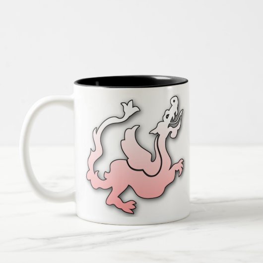 Flugdrache Zweifarbige Tasse (Links)