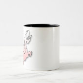 Flugdrache Zweifarbige Tasse (Mittel)