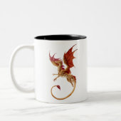 Flugdrache Zweifarbige Tasse (Links)