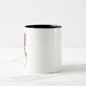 Flugdrache Zweifarbige Tasse (Mittel)