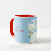 Flugdraht Einhorn PEGASUS VALENTINE TASSE Custom (Vorderseite Links)
