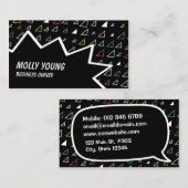 Flugdreiecke Visitenkarte (Vorne/Hinten)