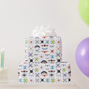Flugdrohnen geschenkpapier