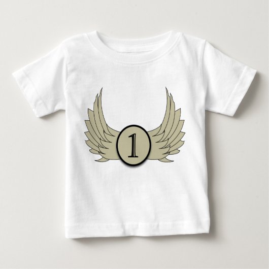 Flüge (Alter 1) - Baby Fine Jersey T - Shirt (Vorderseite)