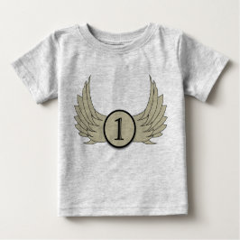 Flüge (Alter 1) - Baby Fine Jersey T - Shirt 