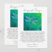 Flüge der "Change Story Card" Mitteilungskarte (Vorne/Hinten)