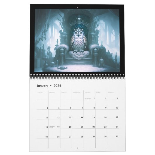 Flüge der Fantasie Kalender (Jan 2026)