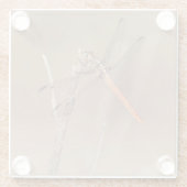 Flüge der Golddrachenfliege Glasuntersetzer (Rückseite)