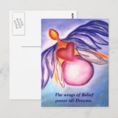 Flüge der Lüfter Postkarte (Vorne/Hinten)