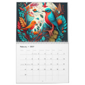 Flüge der Zeit: Kalender 2024 (Feb 2027)