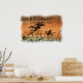 FLÜGE DES EXTRAVAGANTEN DRUCKS POSTER (Küche)